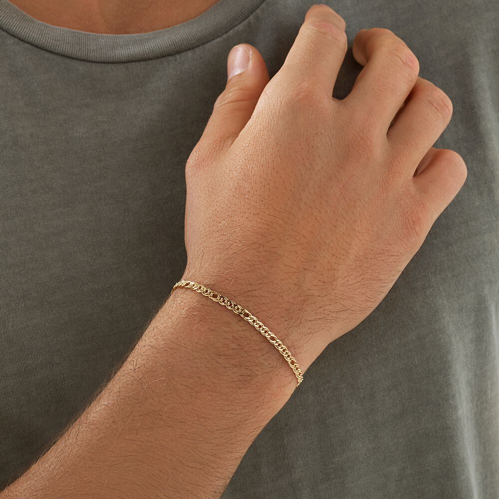 Double Oval Curb Bracelet