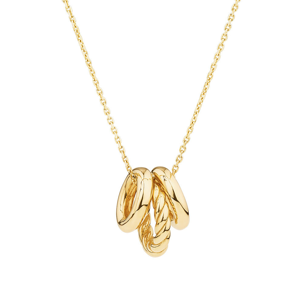 Rondel Trio Necklace
