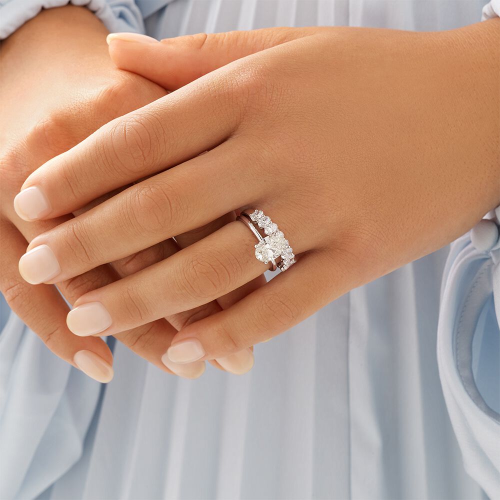 White Gold Laboratory Grown Diamonds Ring