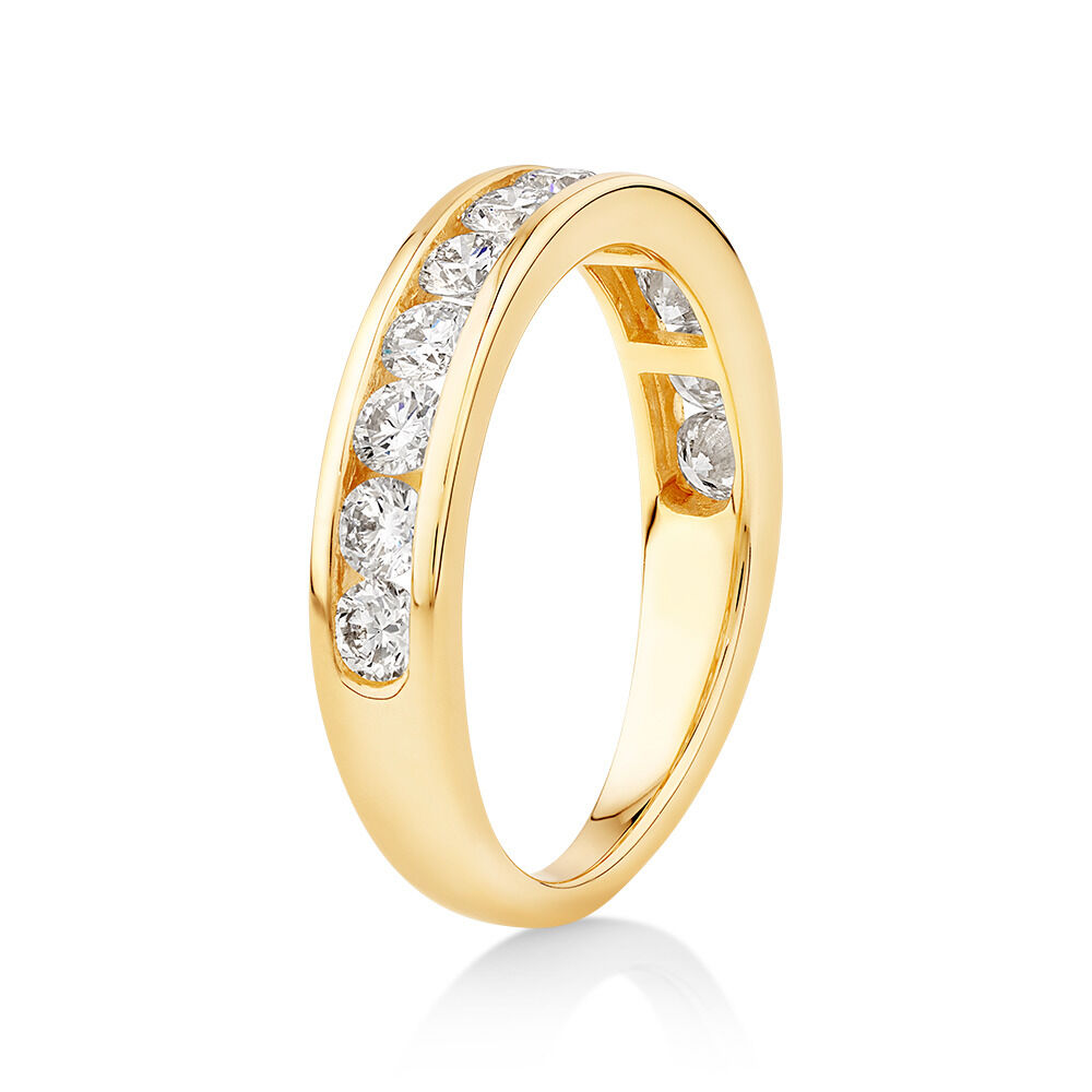 Laboratory-Grown Diamond Gold Wedding Ring