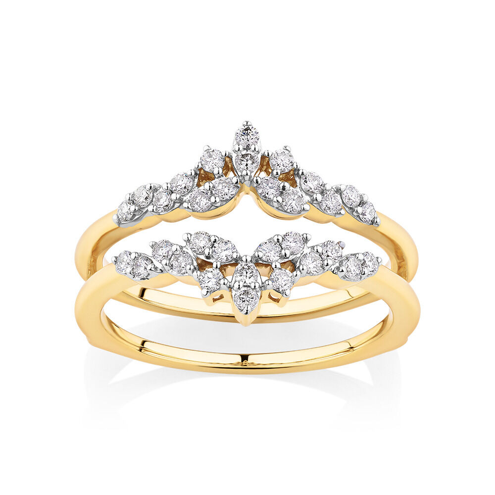 Gold Diamonds Enhancer Ring