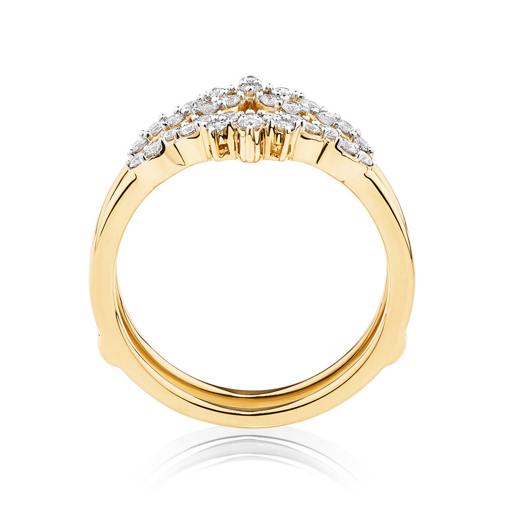 Gold Diamonds Enhancer Ring