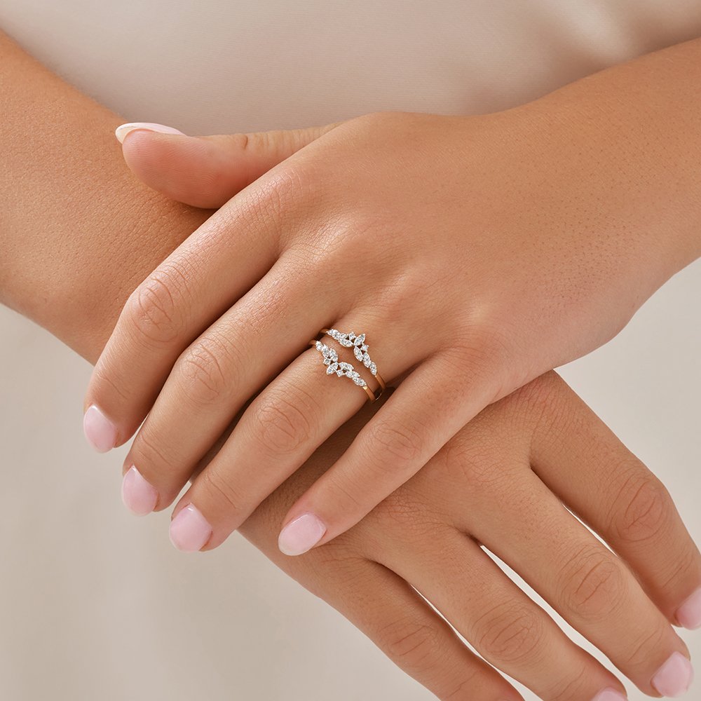 Gold Diamonds Enhancer Ring