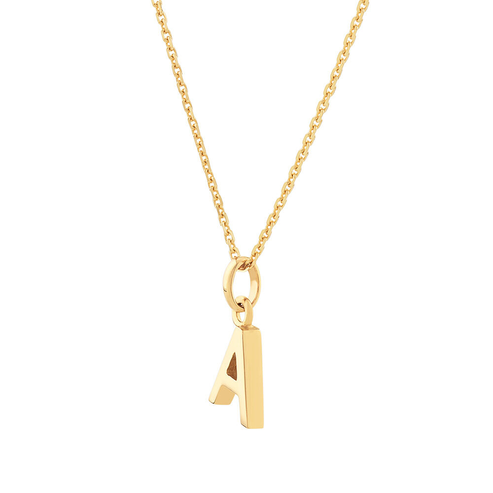 Initial Pendant - A, B, M, T , R ,