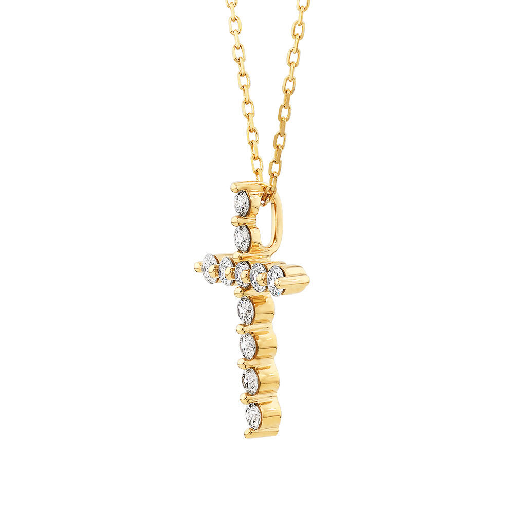 Diamond Cross Pendant
