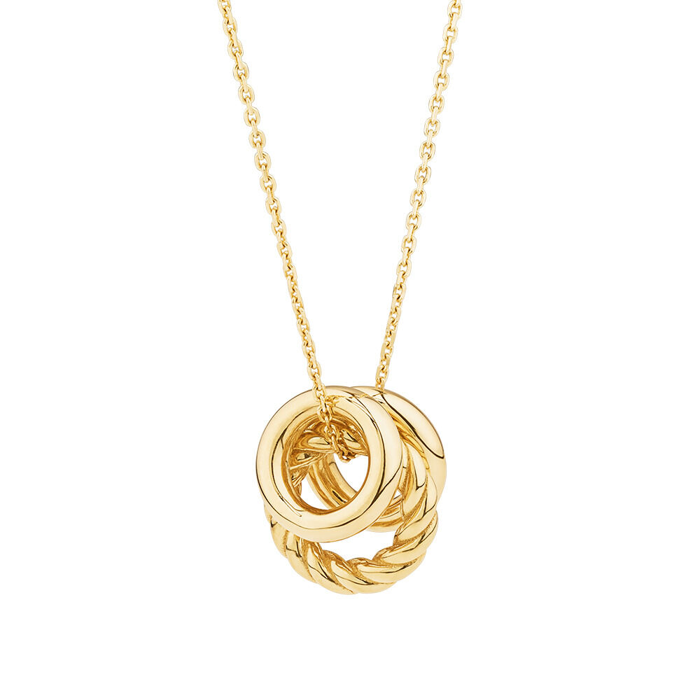 Rondel Trio Necklace